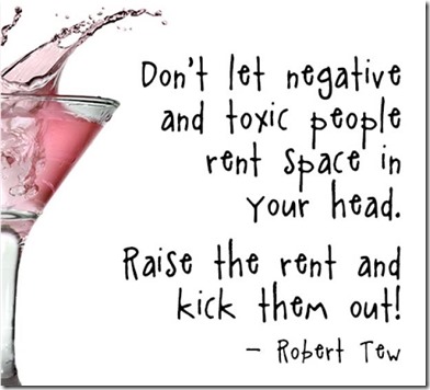 Dont let negative people